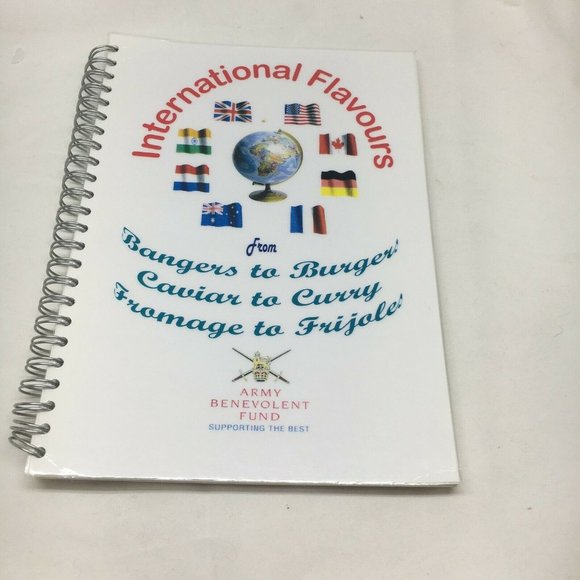 International Flavors Recipe Book Spiral Bound Bangers To Burgers Caviar - Curry